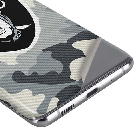 NFL Las Vegas Raiders Camo Galaxy S20 Plus Skin